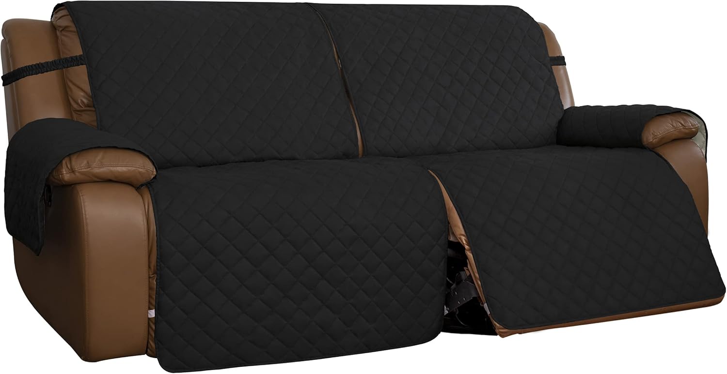 Easy-Going Recliner Sofa Cover, Reversible Couch Cover for Double Recliner, Split Sofa Cover for Each Seat