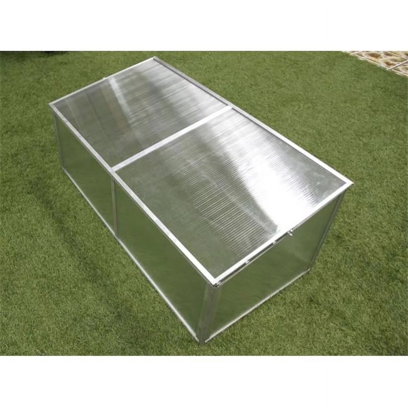 Folding Aluminum Cold Frame Greenhouse - Curated Treasures Market