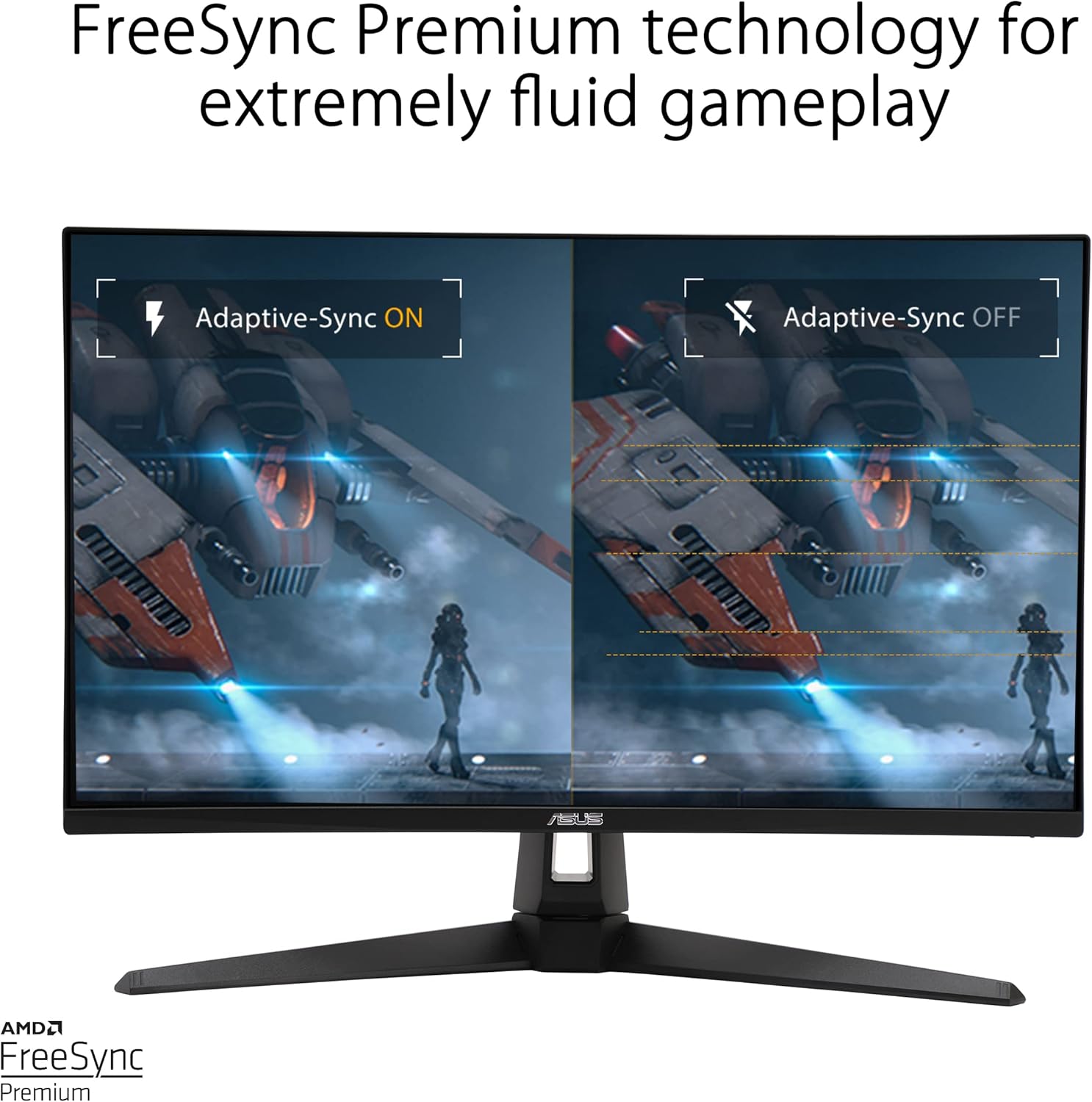 ASUS TUF Gaming 27” 1440P Monitor (VG27AQA1A) - QHD (2560 x 1440), 170Hz (Supports 144Hz), 1ms, Extreme Low Motion Blur, Freesync Premium, Eye Care