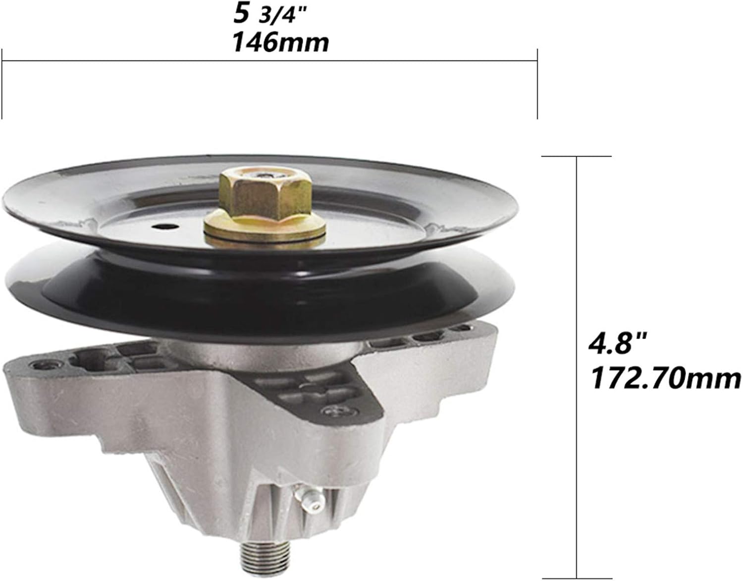 labwork 2 Pack Spindle Assembly with Pulley Replacement for MTD Replacement for Cub Cadet 918-0574 618-0574 918-0574C