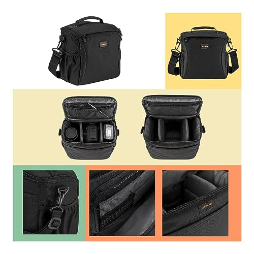 Sony ZV-E10 Mirrorless Camera, Black Bundle with SanDisk 64GB Memory, Slinger Multi-Device Shoulder Bag