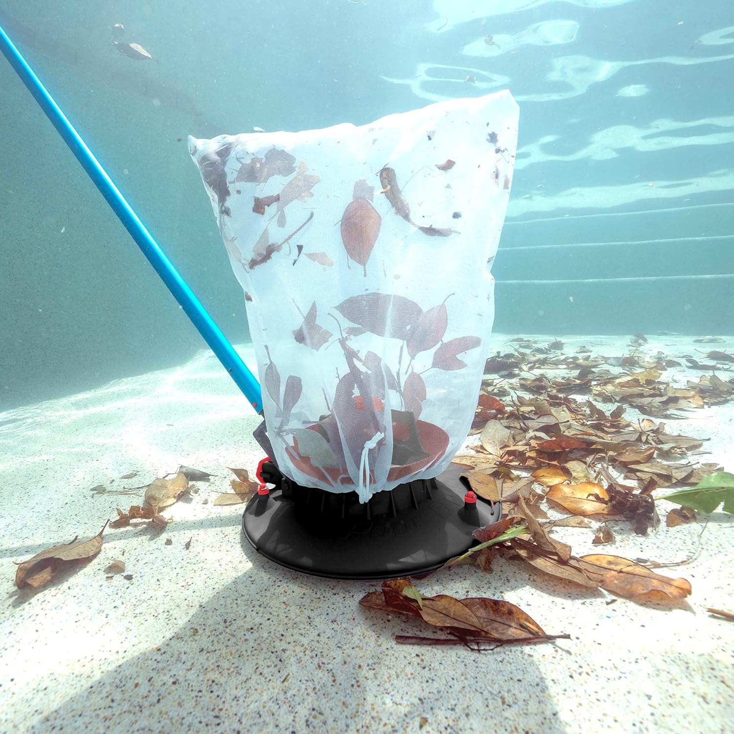 POOL BLASTER Leaf Vac Recharge Cordless Rechargeable Pool Leaf Vacuum & Skimmer, Swimming Pool Leaf Catcher with Heavy Duty Mesh Bag