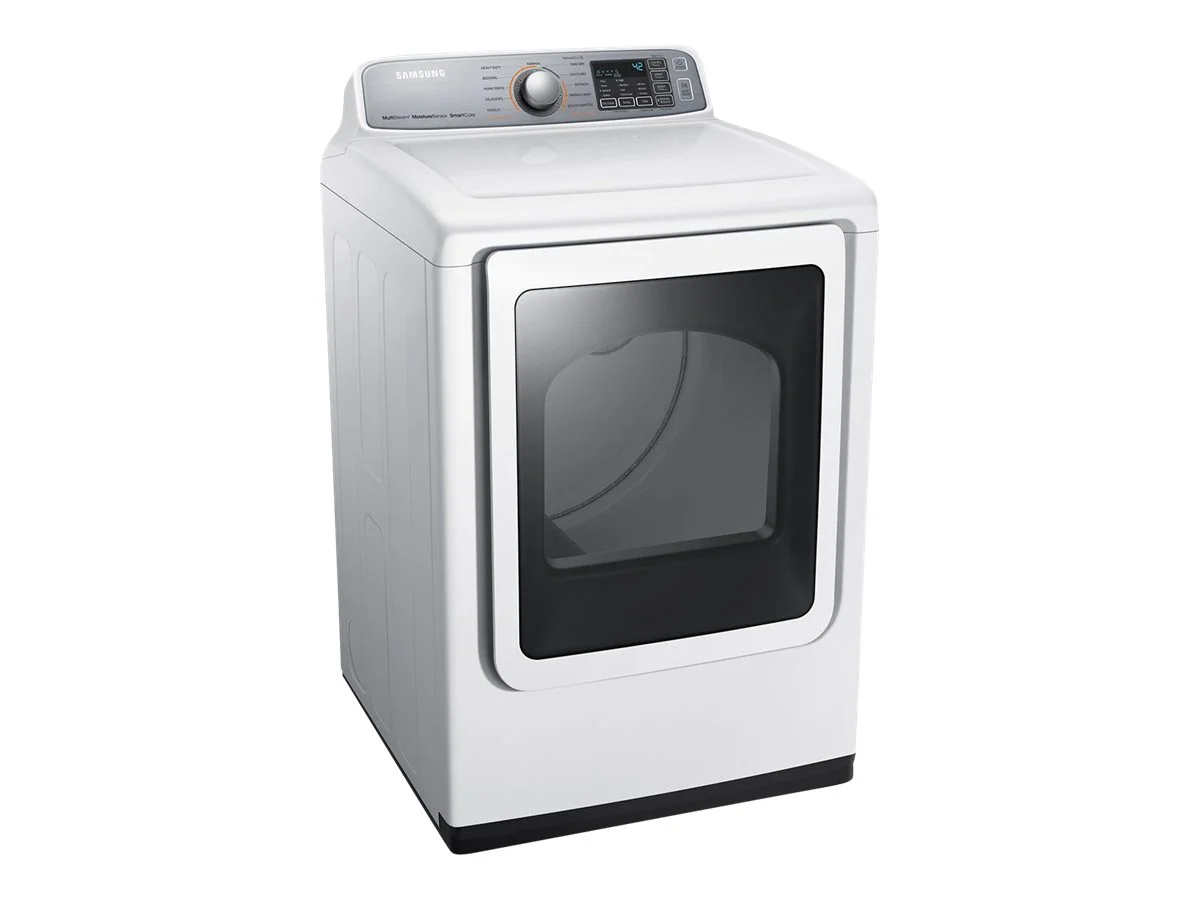 Samsung DVG50M7450W - Dryer - width: 27 in - depth: 30 in - height: 45 in - front loading - white