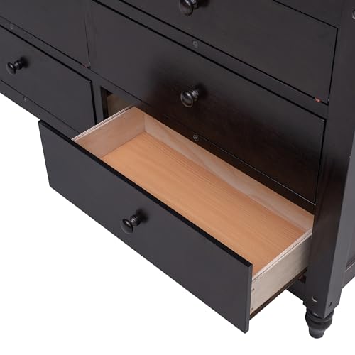 Harper & Bright Designs Full Loft Bed with Desk and Wardrobe,Solid Wood Loft Bed Frame Full with Storage Drawers for Kids Teens Adults