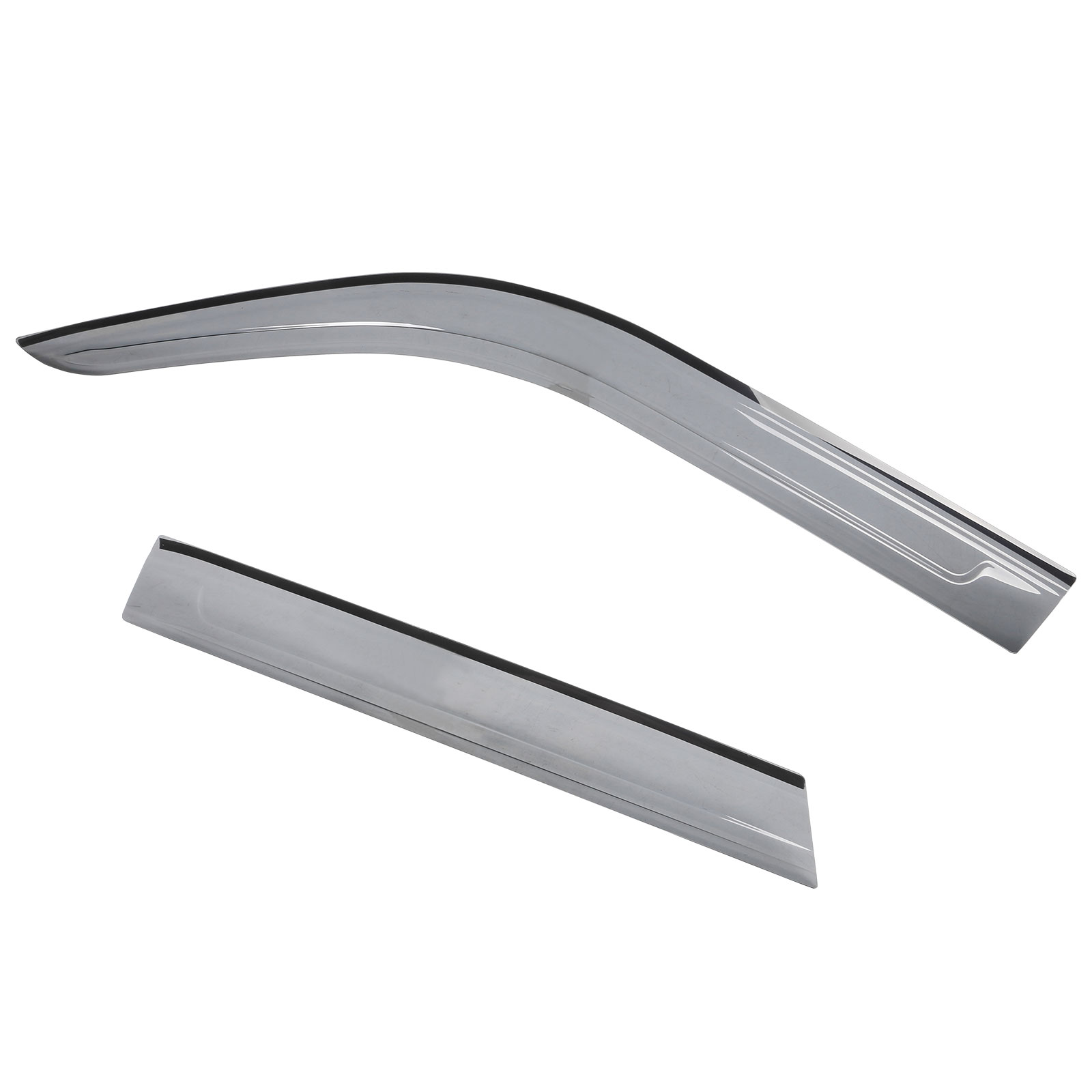 Ikon Motorsports Window Visors Compatible With 2021-2024 Ford Bronco Sport, Factory Style Sun Rain Guard Acrylic Black Vent Shade Deflector 4PCS