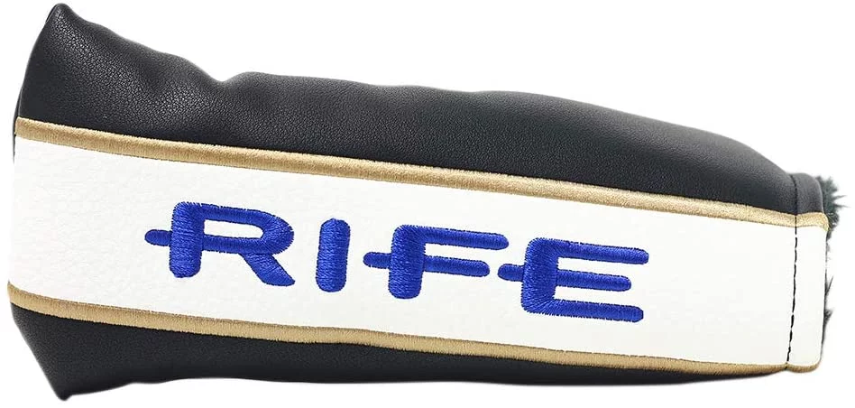 Rife Golf Roll Groove Technology Series (33 Inches) Right Handed RG2 Widened Heel Blade Putter Precision Milled Face Edge Cavity and Bumpers Ensures