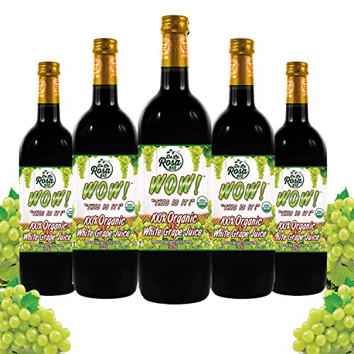 De La Rosa Austrian Red Grape Juice, Kosher, Non-GMO & Gluten Free, 100% Organic Red Grape Juice, No Sugar Added, No Preservative