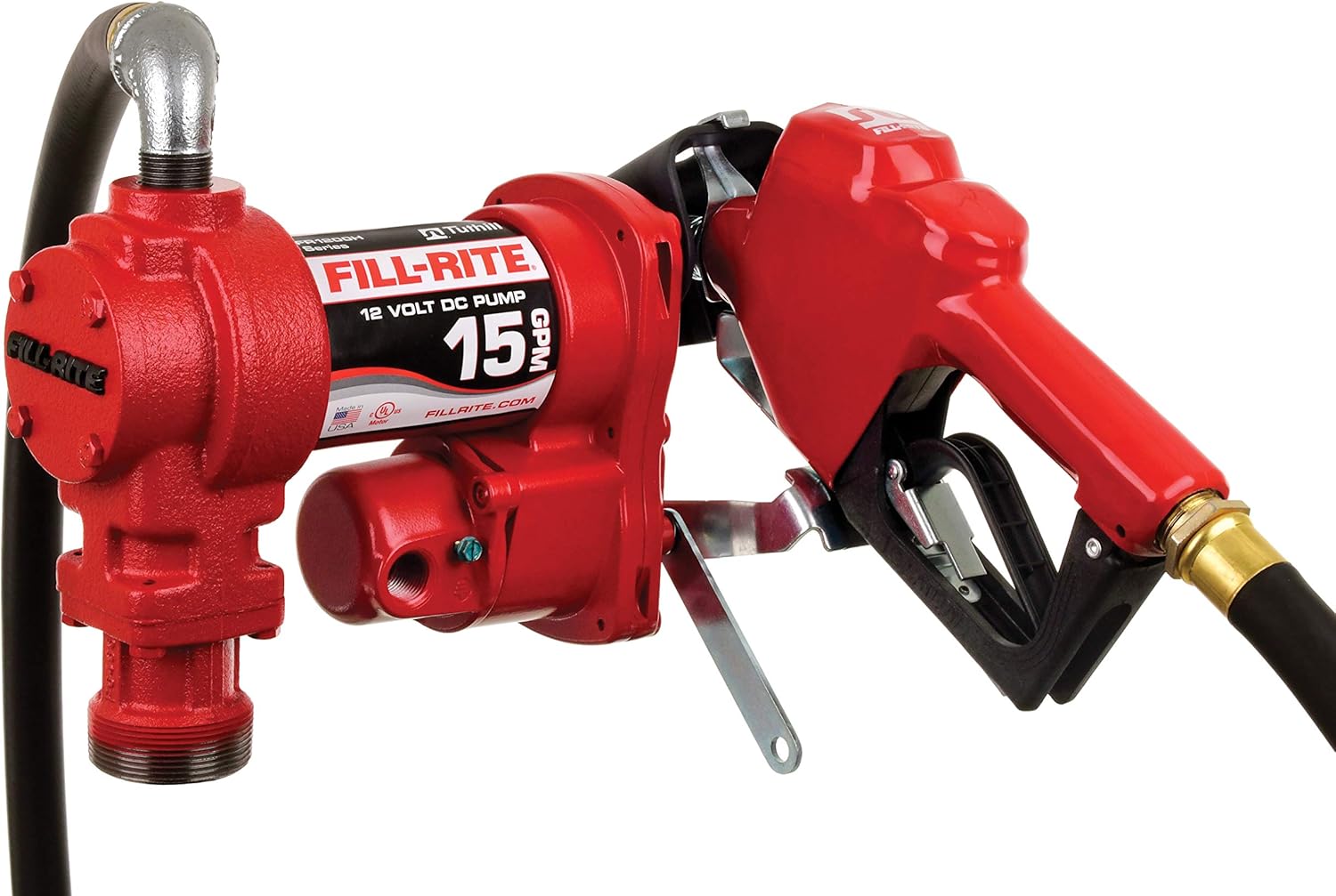 Fill-Rite FR1211H 12V 15 GPM Fuel Transfer Pump w/Standard Mechanical Meter Package (Gallons)
