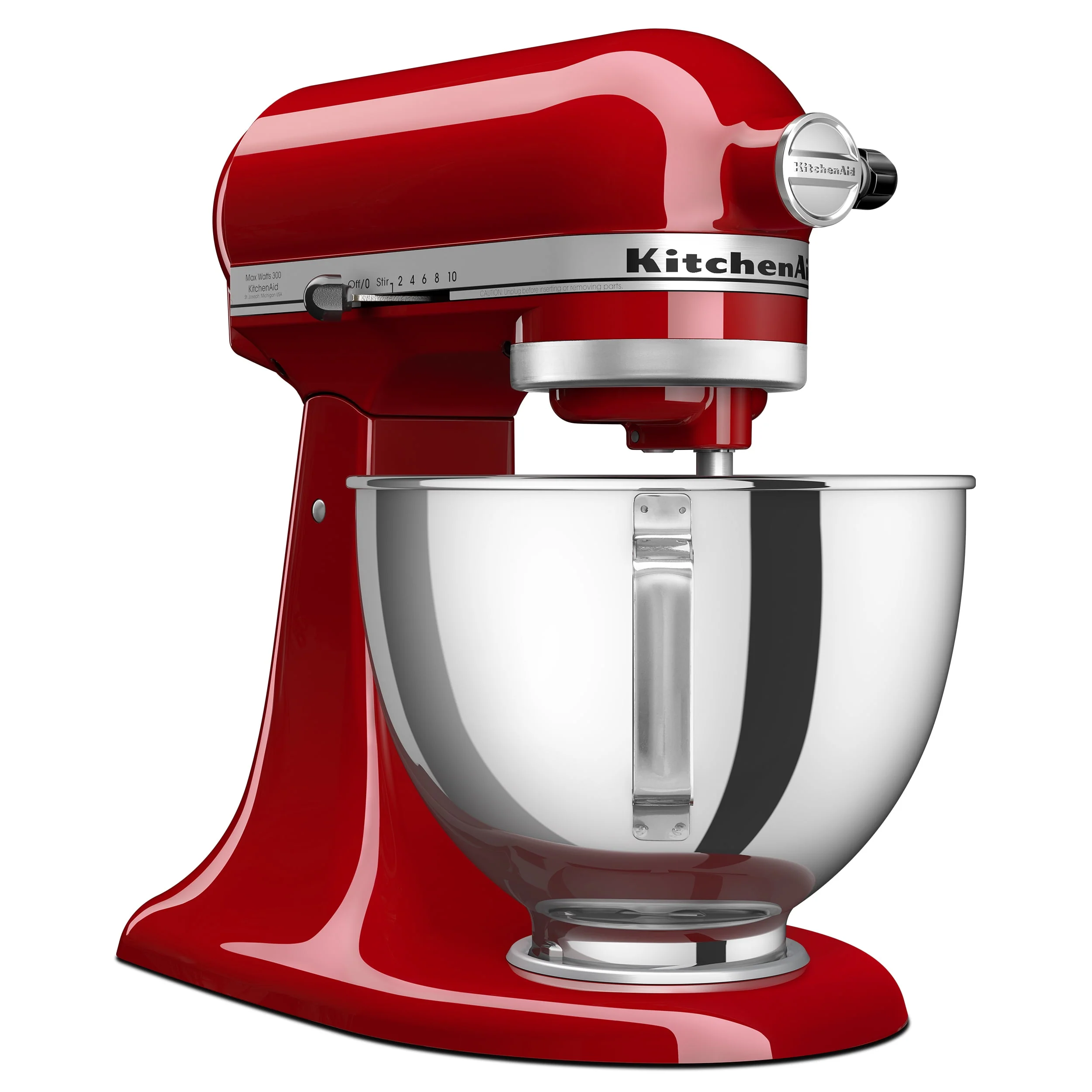 KitchenAid® Deluxe 4.5 Quart Tilt-Head Stand Mixer, Silver, KSM97