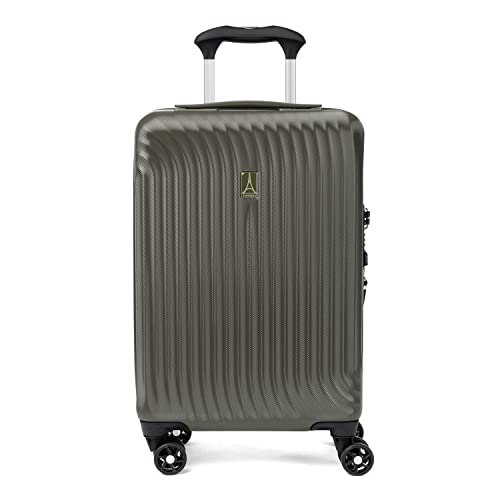 Travelpro Maxlite Air Hardside Expandable Carry on Luggage, 8 Spinner Wheels, Lightweight Hard Shell Polycarbonate Suitcase, Shadow Grey