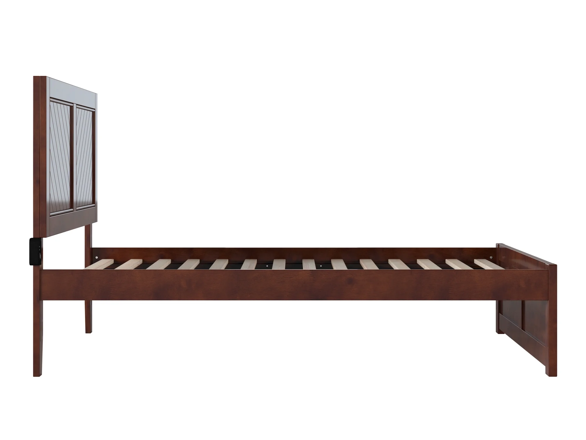 AFI Canyon Walnut Solid Wood Platform Bed with Matching Footboard, Full