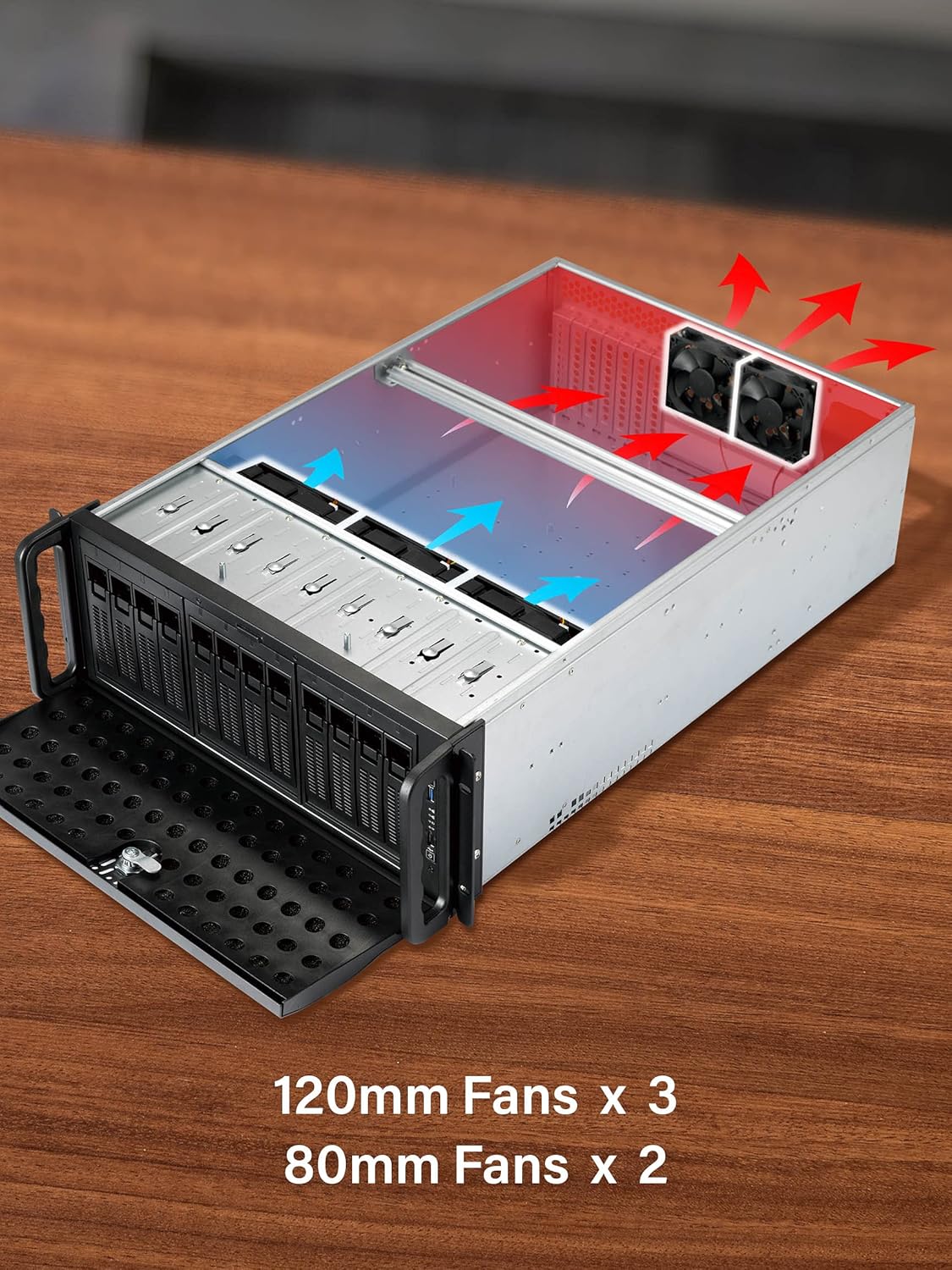 Rosewill 4U Server Chassis 15 Bay Server Case 15x 3.5 HDD Bays, E-ATX Board, Rackmount Server Case