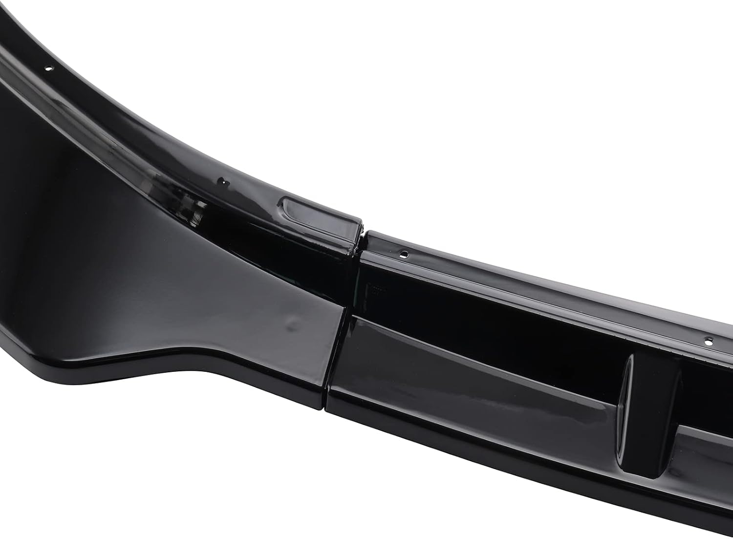 MotorFansClub 3Pcs Front Bumper Lip Fit for Compatible with Camry SE XSE 2021+, ABS Glossy Black Front Splitter Spoiler Pack of 2