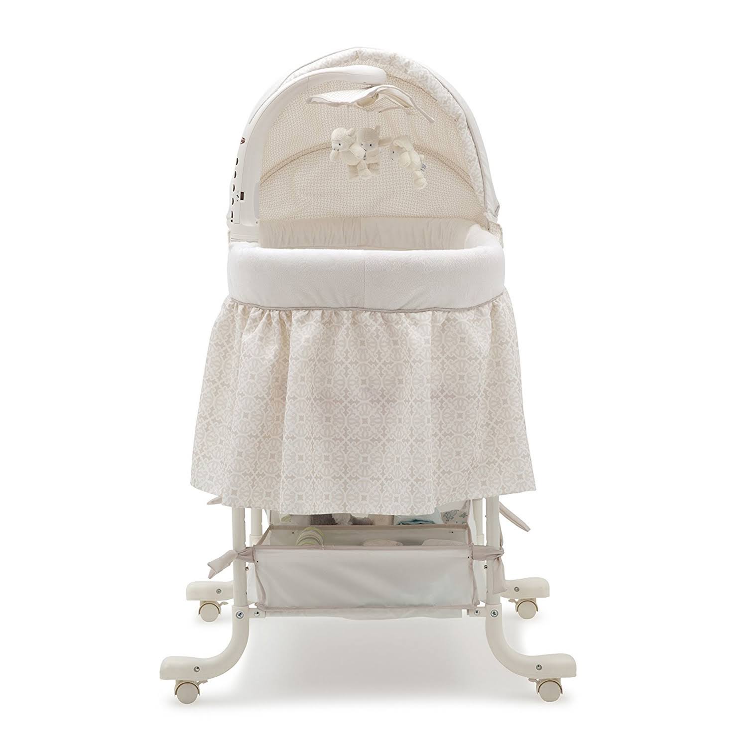 Simmons Kids Deluxe Gliding Bassinet - Sand Castle