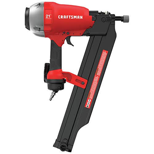 Craftsman Pneumatic Plastic 21 Deg. Framing Nailer - Case Of: 1