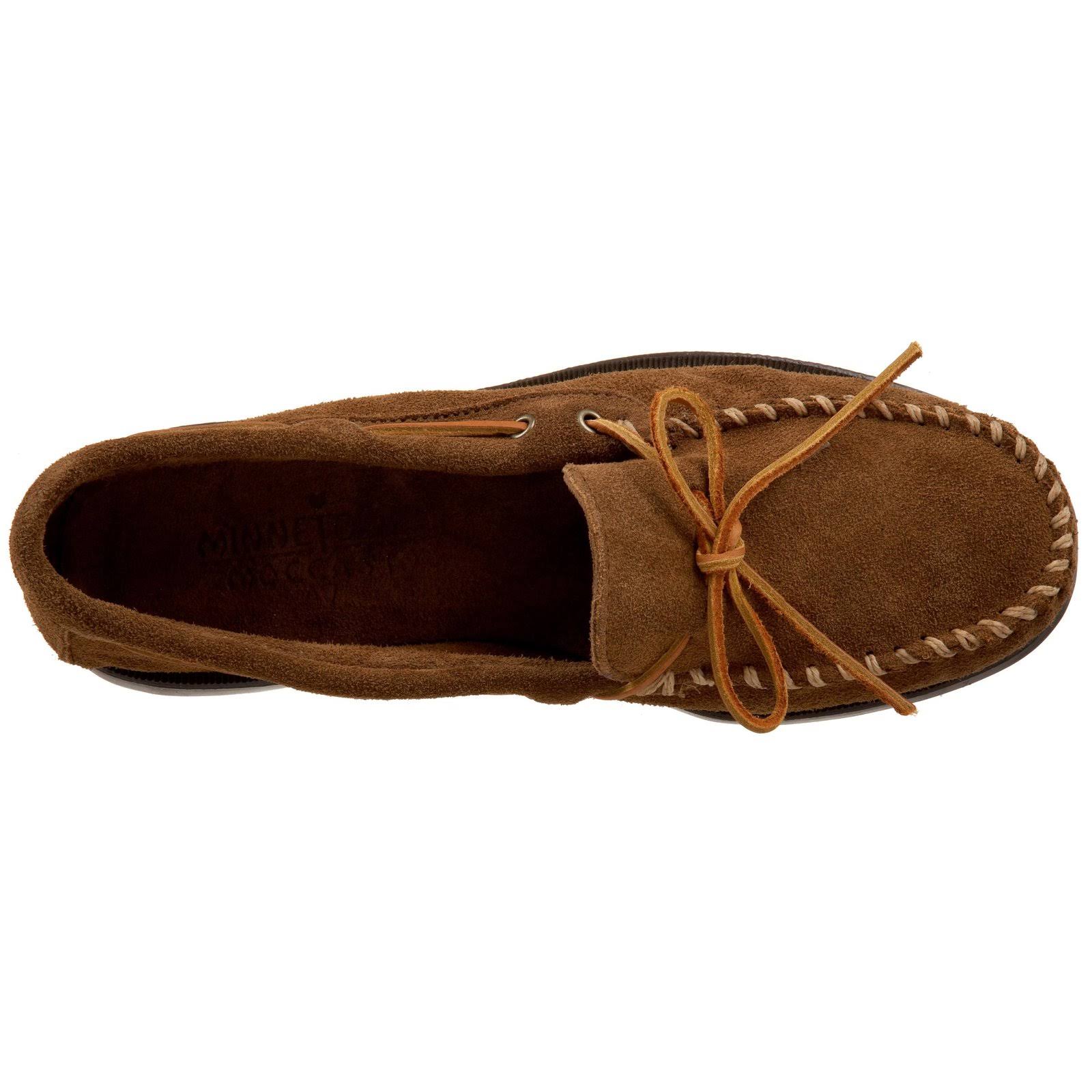 Minnetonka Camp Moc 10.5 Men&s Brown