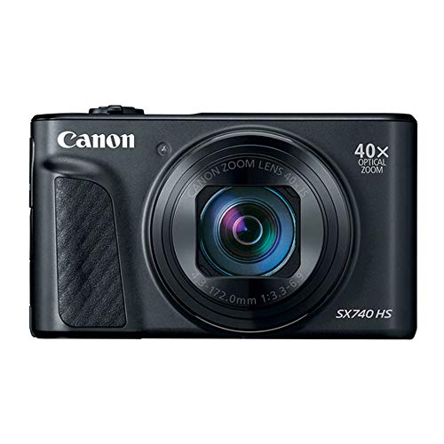 Canon PowerShot SX740 HS Digital Camera + 32GB Memory Card + Point & Shoot Case + USB Card Reader + Lens Cleaning Pen + LCD Screen Protectors +