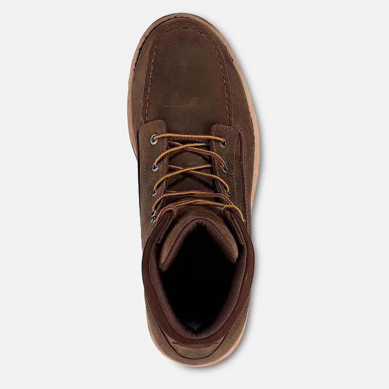 Red Wing MEN'S LIGHT BROWN NUBUCK LEATHER 6-INCH TRACTION TRED LITE BOOT WATERPOOF EXTRA WIDTH LACED UP Work Style 2440, Size 14 D