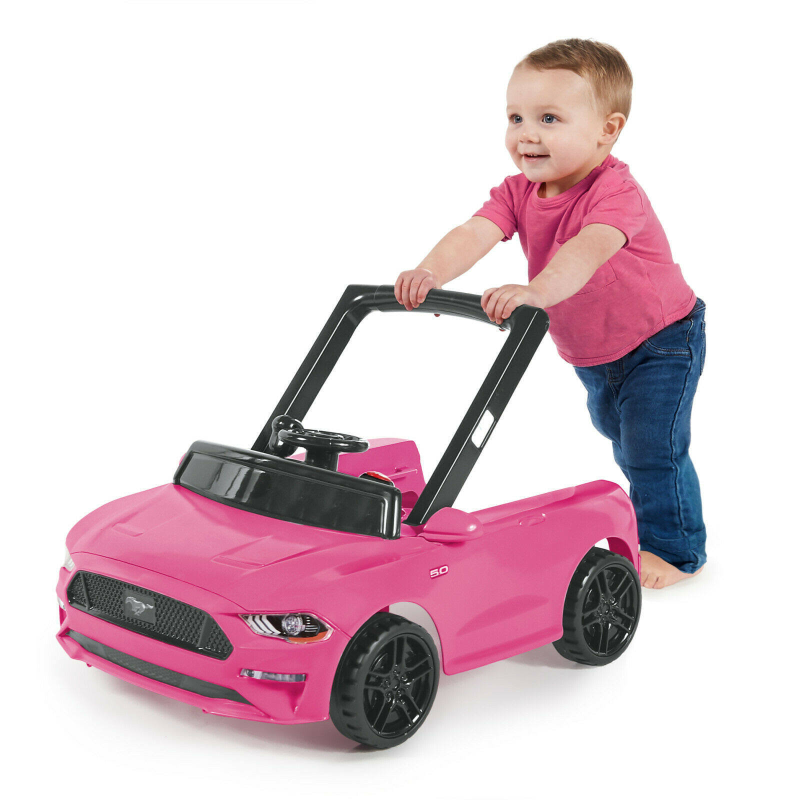 Bright Starts - Ford Mustang 3 Ways to Play Walker - Pink