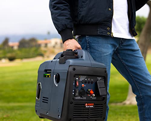 A-iPower 7600W Dual Fuel Quiet Portable Inverter Generator, Electric Start RV Ready, EPA & CARB Compliant CO Sensor