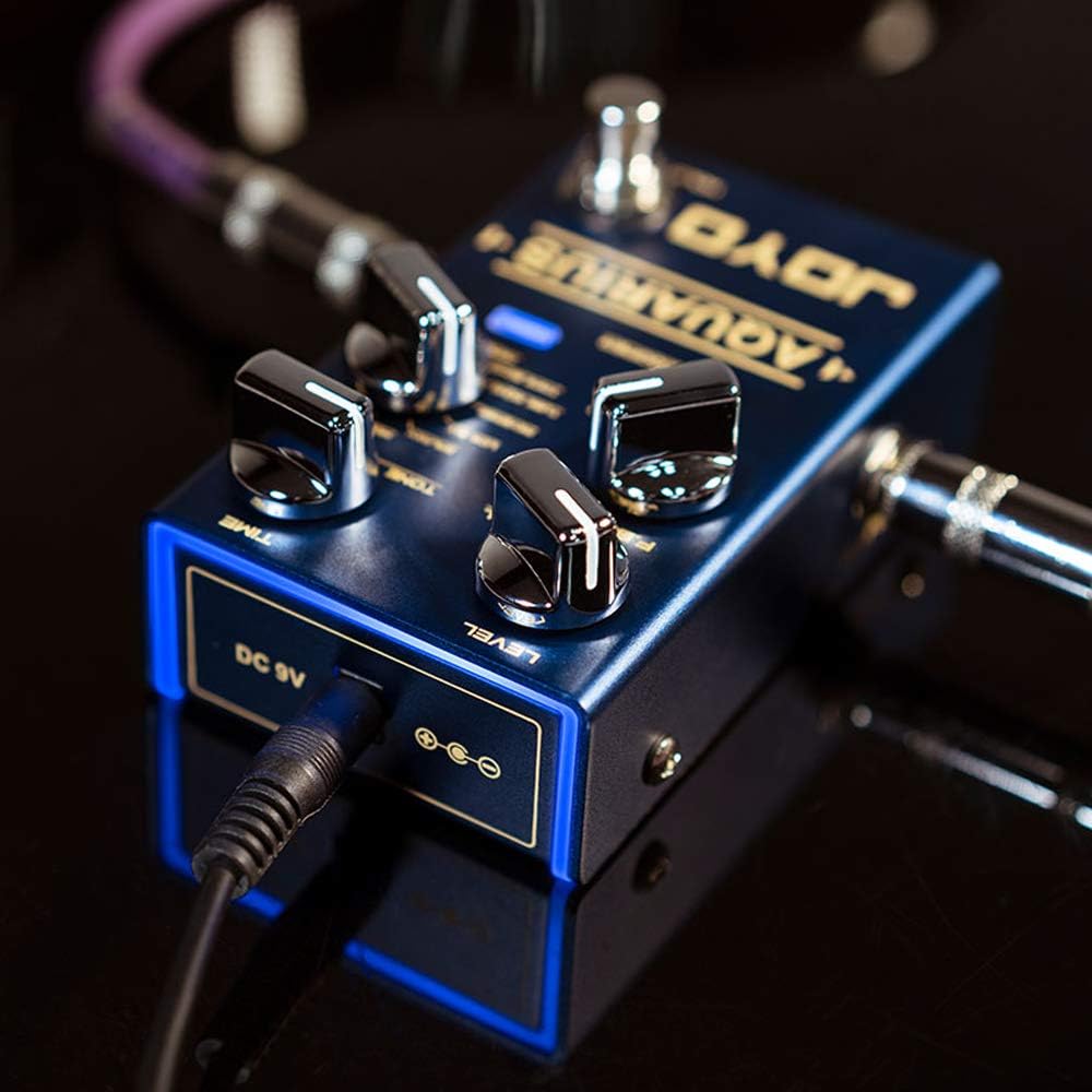 JOYO Aquarius R-07 R Series Digital Delay Effect Pedal 8 Digital Delay Effects with Looper (5 Minutes Recording Time) for Electric Guitar (R-07)