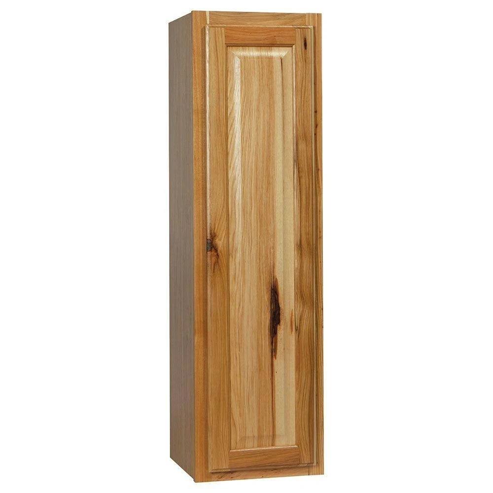 Hampton Bay Hampton Assembled 12x42x12 in. Wall Kitchen Cabinet in Natural Hickory