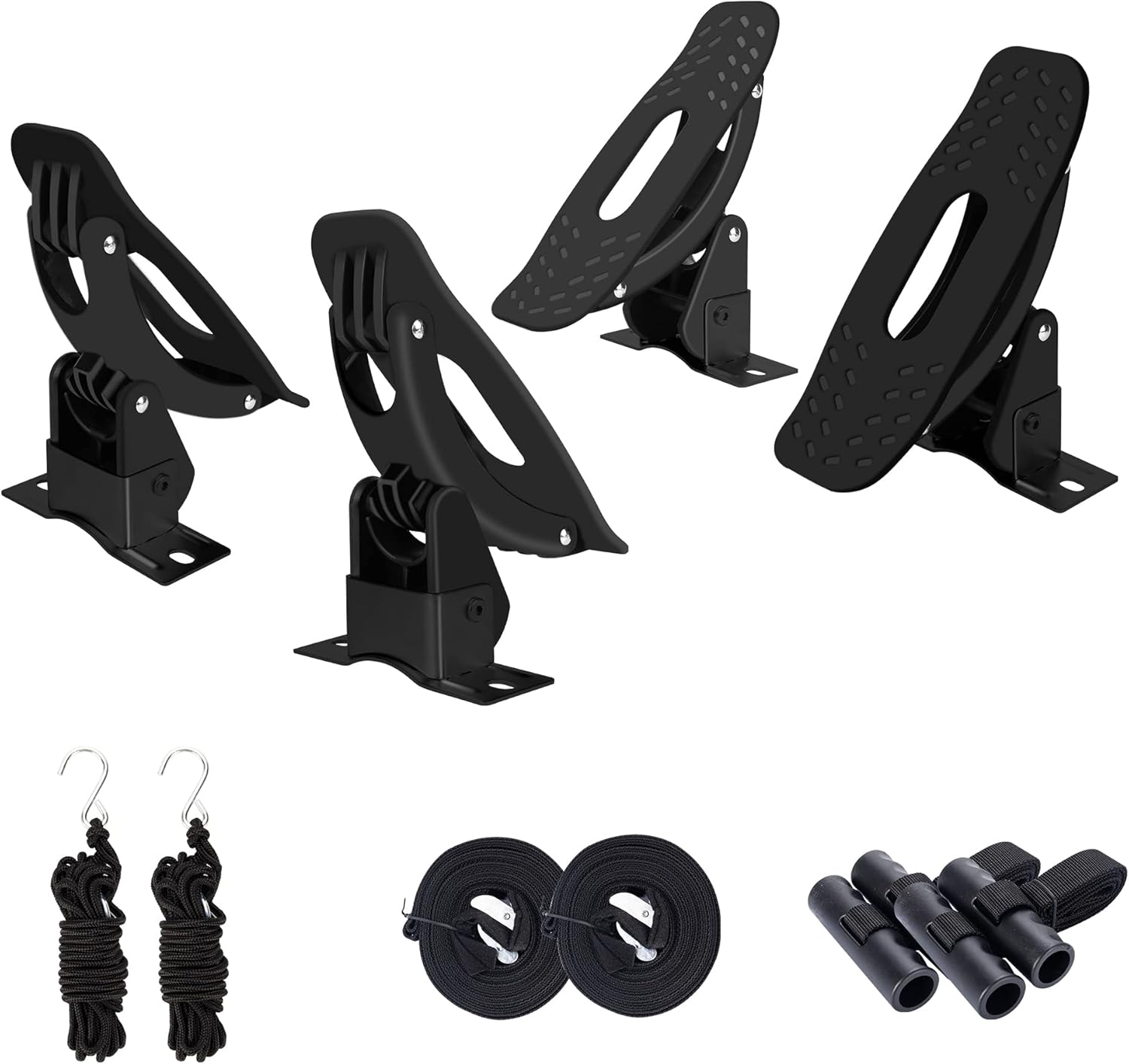 DRSPORTS Universal Foldable Kayak Canoe SUP Carrier 3 in 1 Adjustable car roof Rack Mount J Shape Kayak Rack for Canoe, SUP, Kayaks