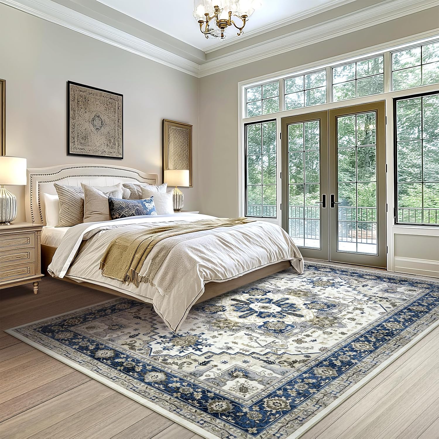 Large Area Rug for Living Room 8x10