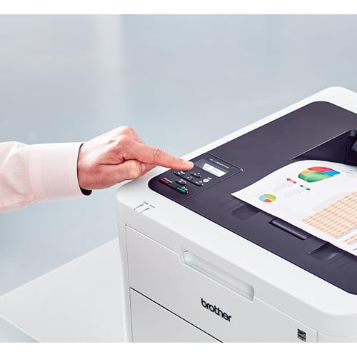Brother HL-L3230CDW Compact Digital Color Printer Providing Laser Printer Quality Results with Wireless Printing and Duplex Printing