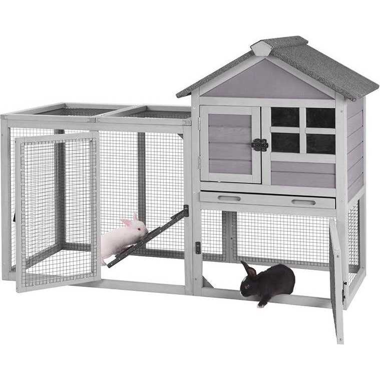 Aivituvin 2 Story Big Bunny Cage with No Leak Tray XZ7002 - Pet Supplies online store