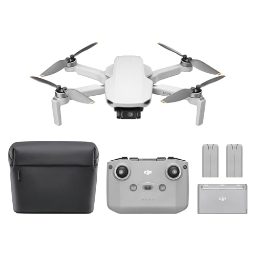 DJI Mini 4K Fly More Combo, Drone with 4K UHD Camera for Adults, Under 249 g, 3-Axis Gimbal Stabilization, 10km Video Transmission, Auto Return