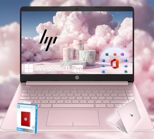 HP 14 Ultrabook • Intel 4-Core CPU • Back to School Limited Edition with Microsoft 365 • 32GB RAM • 1.6TB Storage (128GB OnBoard withHP 512GB P500