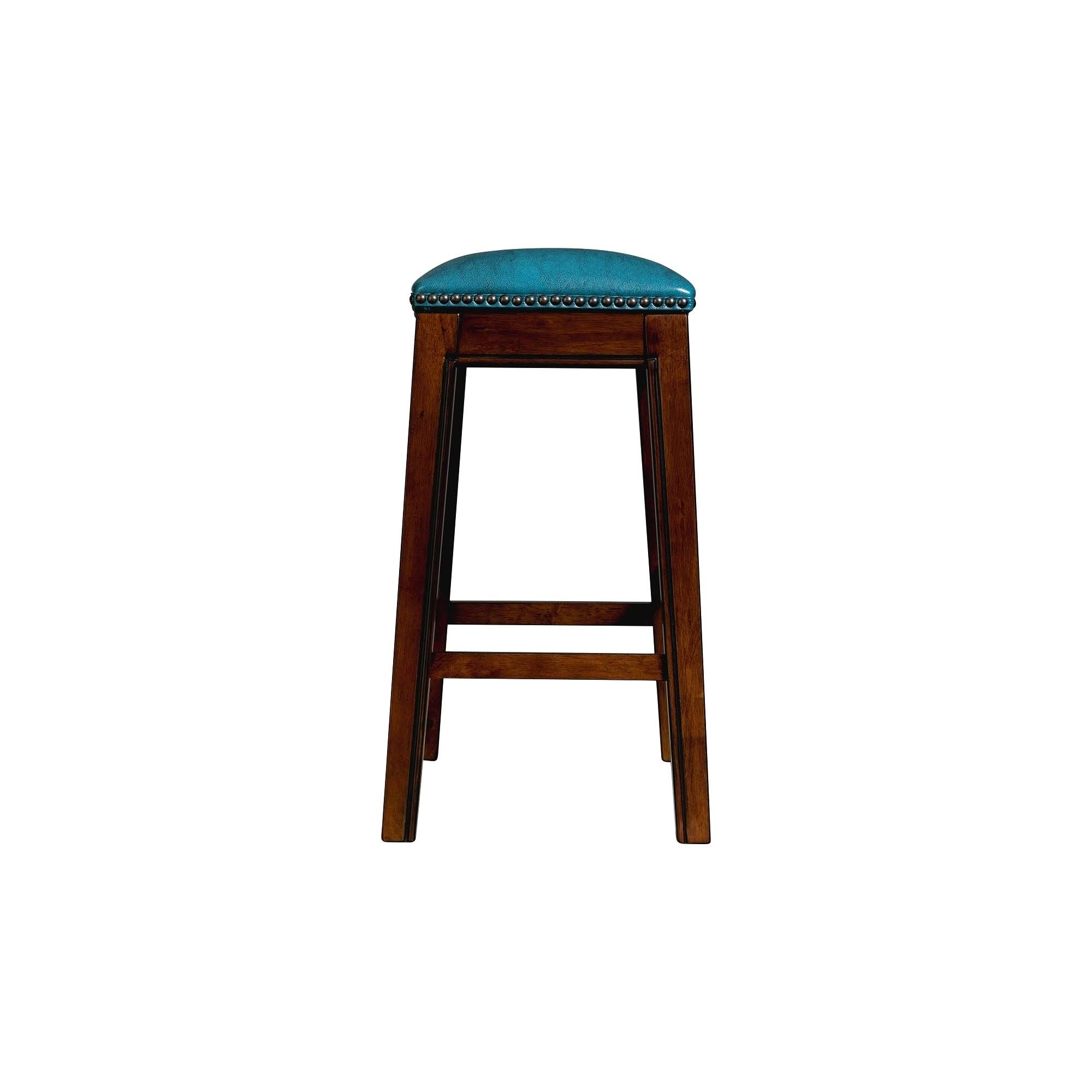 Gracewood Hollow Parpetsi 24-Inch Backless Counter-Height Bar Stool - Blue