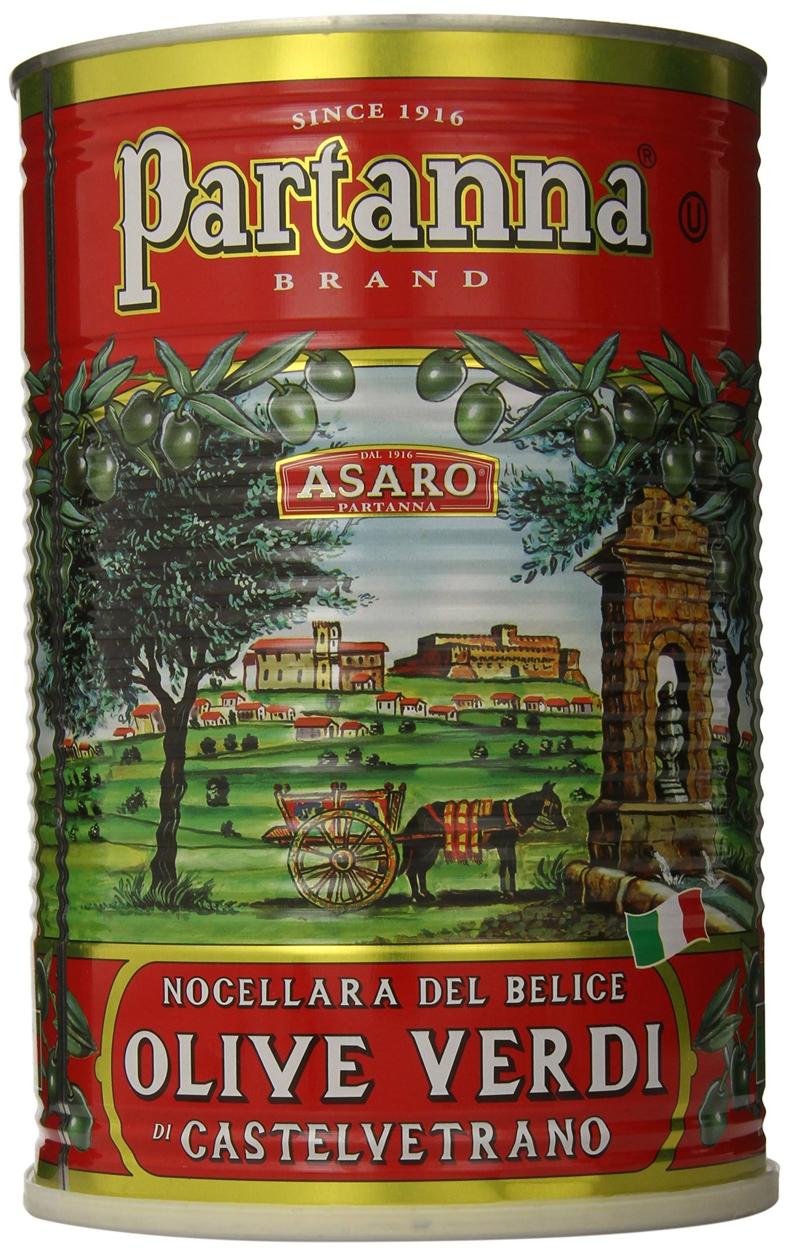 Partanna Castelvetrano Green Olives, 5.5 lbs