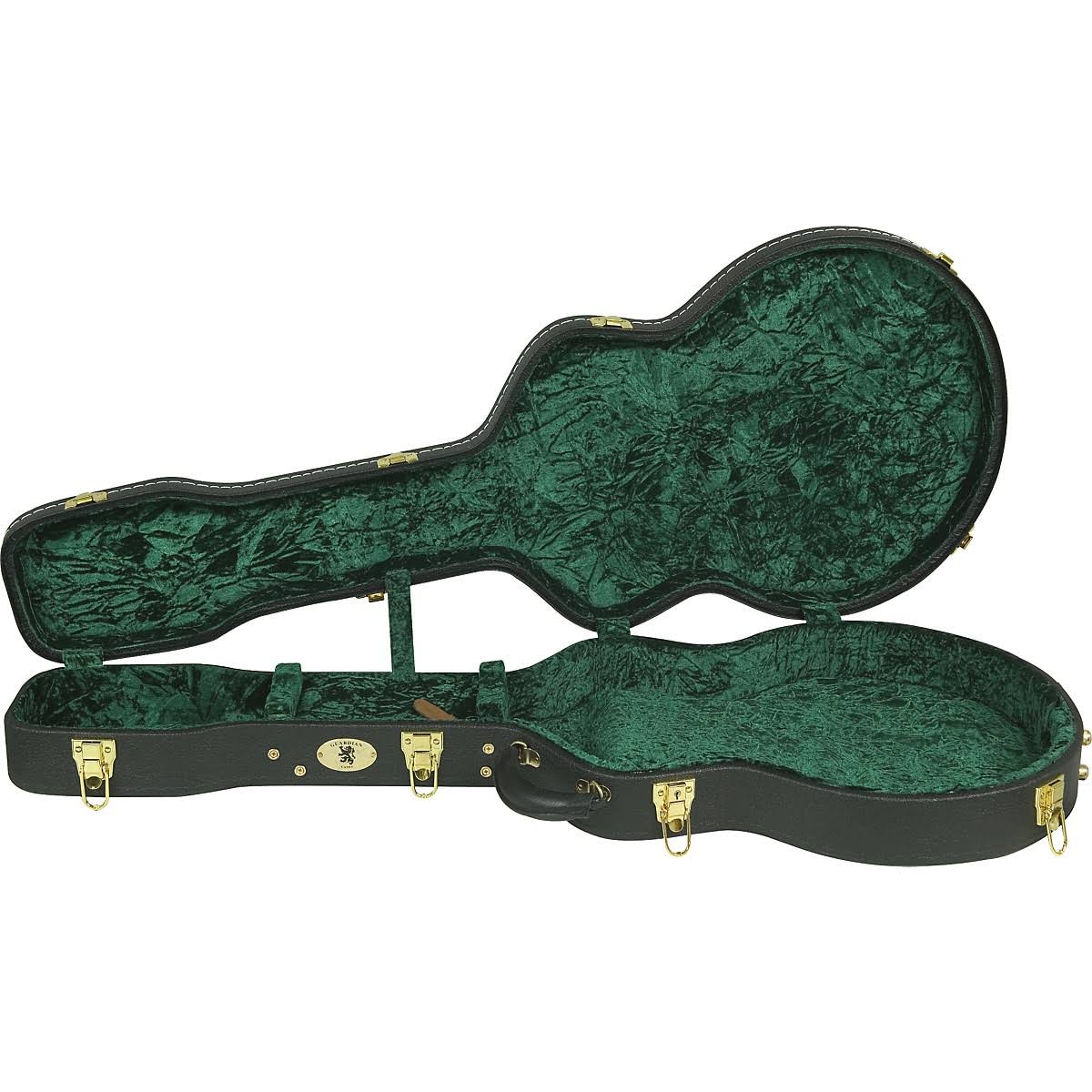 Silver Creek Vintage Archtop Hollowbody Guitar Case Black
