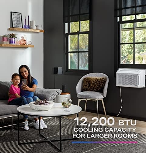 PHNT12CC Clearview Air Conditioner 12,000, Inverter Technology, Ultra Quiet, Medium Rooms up to 550 Sq. FT, Full Window View with Easy Installation