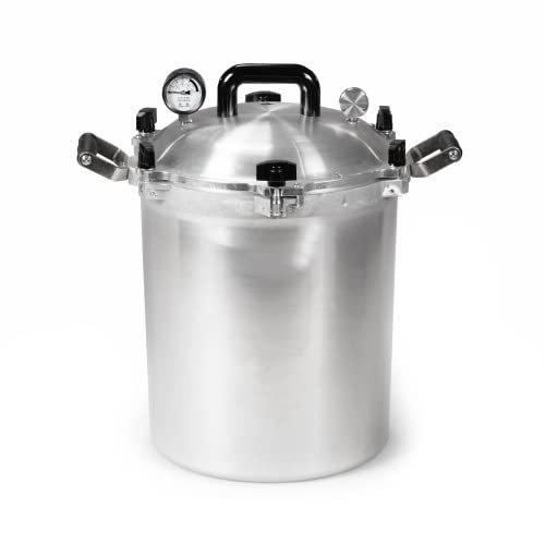 All American 1930: Pressure Cooker/Canner (The 915) - Exclusive Metal-to-Metal Sealing System - Suitable for Gas, Electric, or Flat Top Stoves