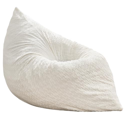 Hobestluk 3 in 1 Bean Bag Chair Giant Bean Bag Chairs Convertible Bean Bag Floor Cushion with Machine Washable Cover