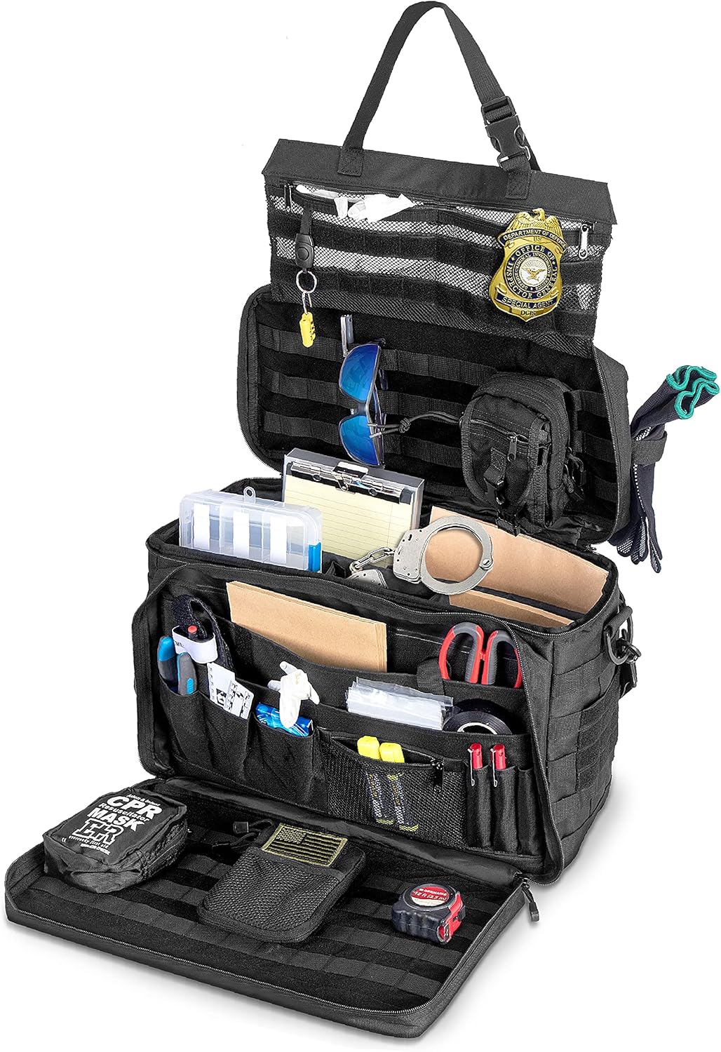 Patrol Bag for Law Enforcement - Police Gear Tactical Bag Car Seat Organizer