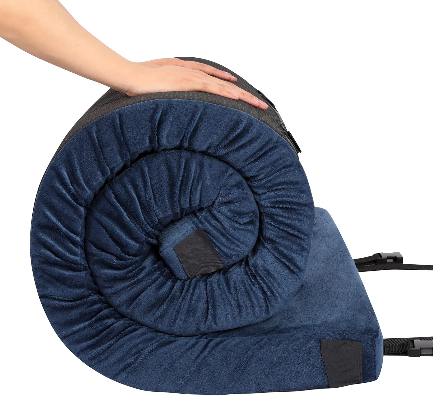 Betterhood Memory Foam Camping Mattress | 2.75 Inch Waterproof Foldable Sleeping Pad | Cot Mattress with Carry Bag Easy Roll Up for Travel,Camping