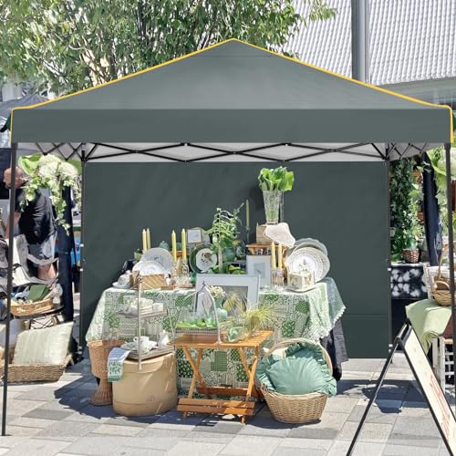 10x10 Pop Up Canopy Tent with 4 Sidewalls and Mesh Windows 2.0
