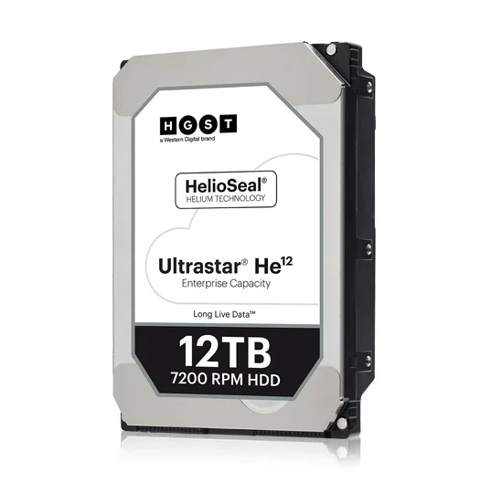 HGST 0F29561 3.5 inch 12TB ES 72000RPM 256MB SAS 12Gb/s 4Kn TCG Ultrastar He12 Bare