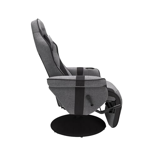 RESPAWN 900 Racing Style Gaming Recliner, Reclining Gaming Chair, in Gray RSP 900 GRY