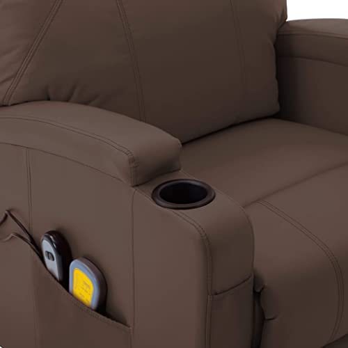 vidaXL Electric Power Lift Massage Chair with Manual Recline, 6-Point Vibration Massage
