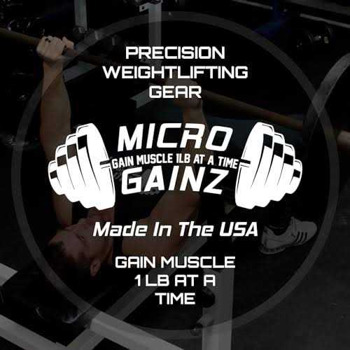 Micro Gainz NEW 125Lb Dumbbell Fractional Weight Plates 4 Piece - Sports Supplies Online Store