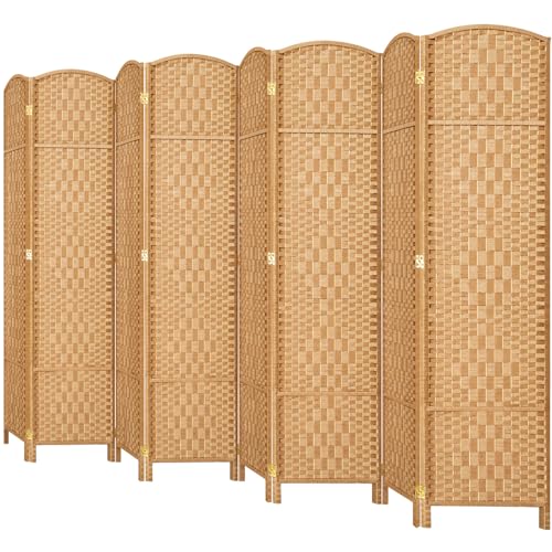 Room Divider, Room Dividers and Folding Privacy Screens, 16in Privacy Screen, 6 Panel Temporary Wall Partitions, 6ft Space Separation Panel Screen