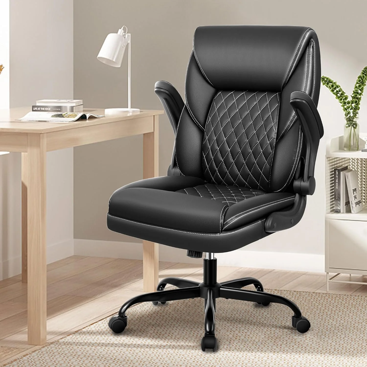 Office Chair-Office Desk Chair,Computer Chair, Ergonomic Office Chair,Leather Office Chair, Executive Office Chair High Back