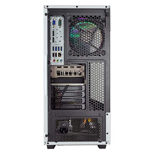 Periphio Spectre Gaming PC Tower Desktop Computer, Intel Quad Core i7 3.3GHz, 32GB RAM, 500GB SSD + 1TB HDD, Windows 10