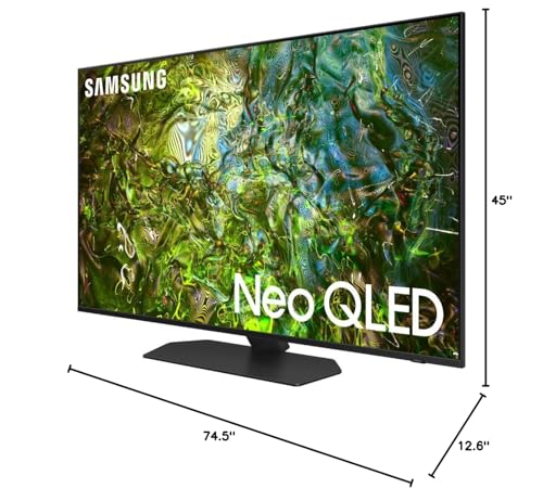 Samsung QN65QN90DA 65 Inch Neo QLED 4K Smart TV (2024) Bundle with 1 YR CPS Enhanced Protection Pack