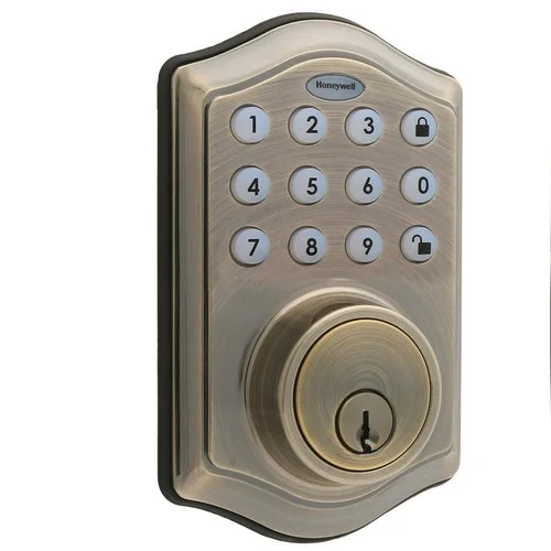Honeywell Locks, Electronic Entry Deadbolt with Keypad, Oil Rubbed Bronze, 8712409